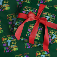 My First Day of 2nd Grade Wrapping Paper Roll Ready to Learn Back to School