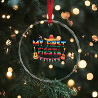 My First Fiesta Crystal Glass Ornament Baby Cinco De Mayo Mexican Fiesta Outfit