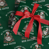 My Flabbers Have Been Gasted Wrapping Paper Roll Funny Goose Christmas - Wonder Print Shop