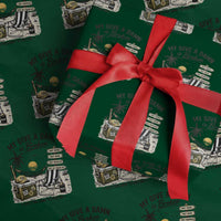 My Give A Damn Is Broken Funny Retirement Graphic Wrapping Paper Roll Beach Vacation IDGAF Chill Mode No Problem