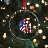 My Goal Is To Deny Yours Crystal Glass Ornament Soccer Goalie Gift