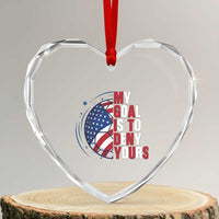 My Goal Is To Deny Yours Heart Crystal Glass Ornament Soccer Goalie Gift