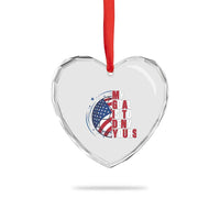 My Goal Is To Deny Yours Heart Crystal Glass Ornament Soccer Goalie Gift