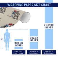 My Goal Is To Deny Yours Wrapping Paper Roll Ice Hockey Helmet Christmas Gift - Wonder Print Shop