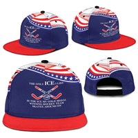 My Gold Medal Winning Hockey Team Snapback Cap Blue Style