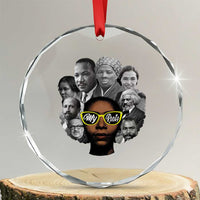 My Roots Black History Leaders Crystal Glass Ornament African American Heritage - Wonder Print Shop