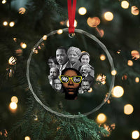 My Roots Black History Leaders Crystal Glass Ornament African American Heritage - Wonder Print Shop
