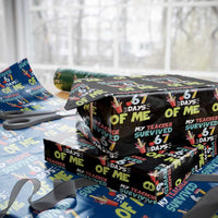 My Teacher Survived 67 Days Of Me Wrapping Paper Roll Funny Six Seven Teen Gen Z Alpha Meme - Wonder Print Shop
