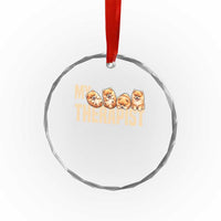 My Therapist Is My Dog Crystal Glass Ornament Cute Pomeranian Lover Meme