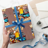 My Vehicle My Choice Wrapping Paper Roll Funny Drunk Driving - Wonder Print Shop