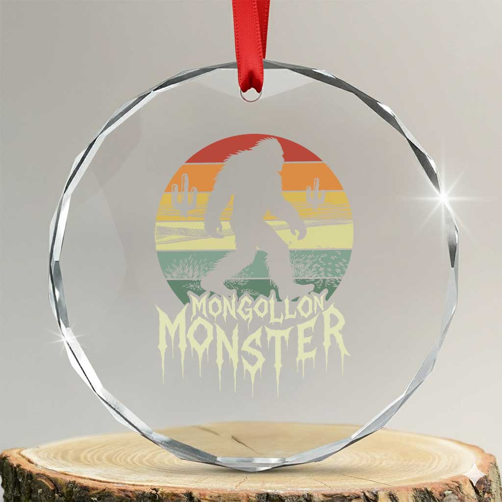 Mysterious Mogollon Monster Crystal Glass Ornament Arizona Wilderness Enigma