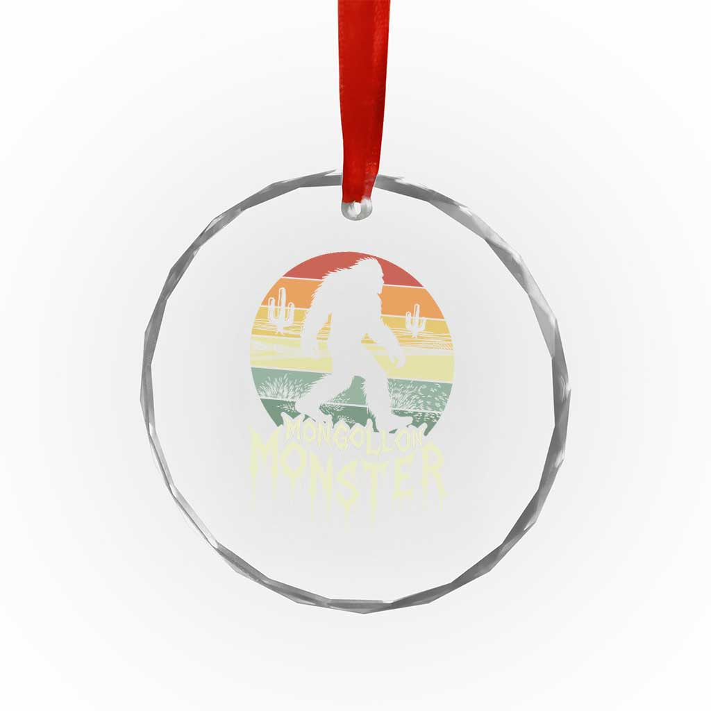 Mysterious Mogollon Monster Crystal Glass Ornament Arizona Wilderness Enigma