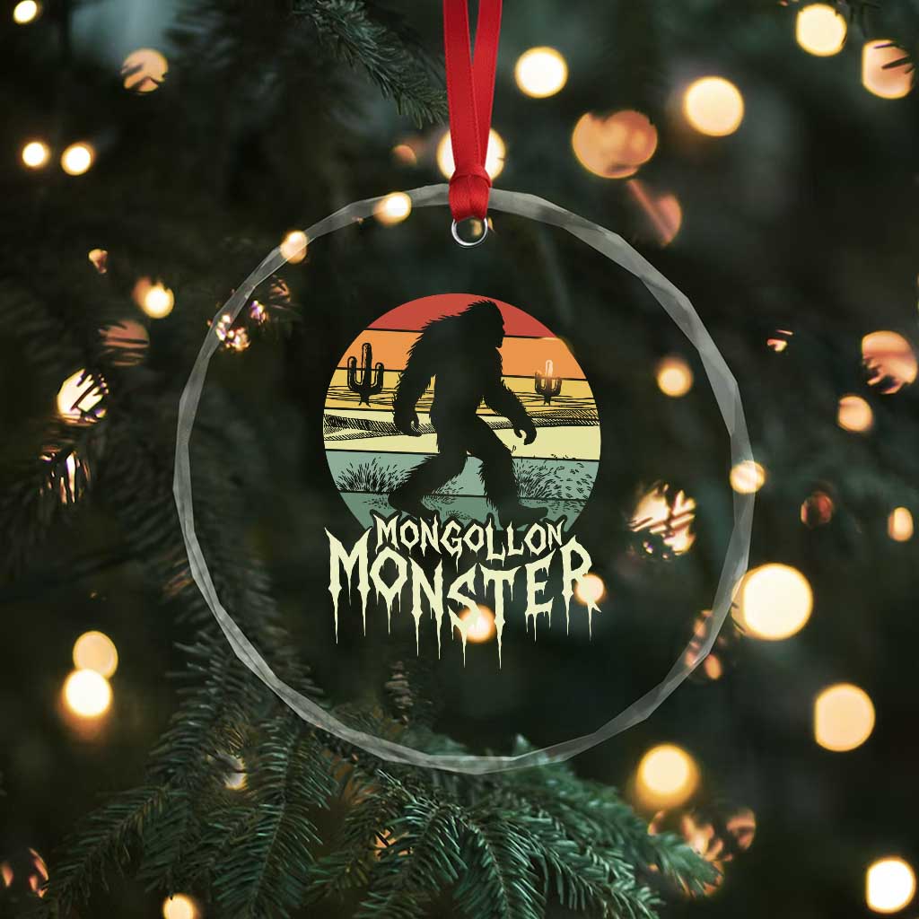Mysterious Mogollon Monster Crystal Glass Ornament Arizona Wilderness Enigma