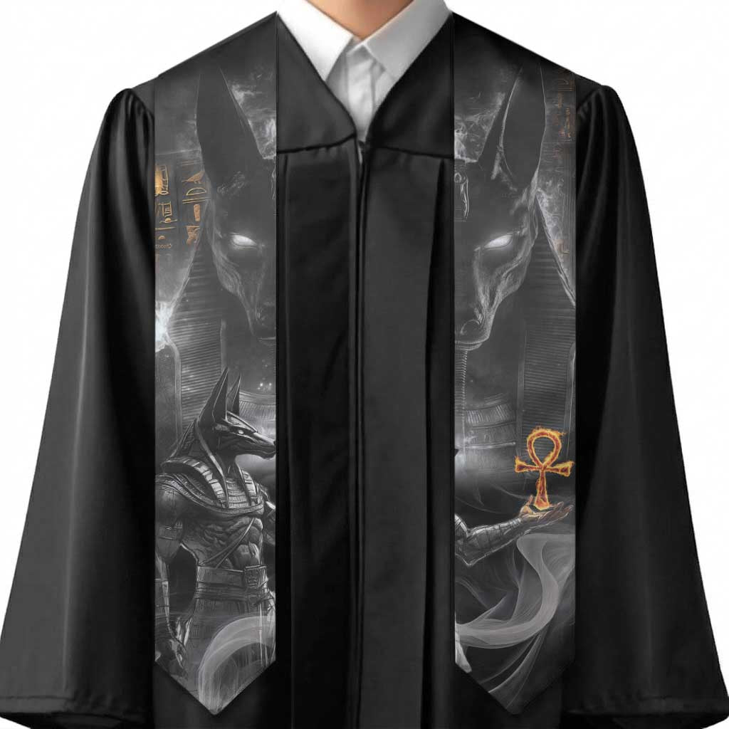 Mythical Anubis Graduation Stole The Egyptian God of Death