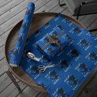 Mythical Krampus Wrapping Paper Roll Gruss Vom Christmas Horror Figure Greeting