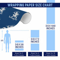 Mythical Krampus Wrapping Paper Roll Scary Christmas Horror Occult Holiday Eastern Folklore