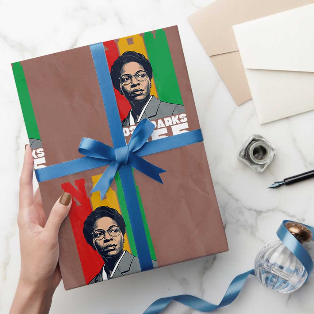 Nah Rosa Parks Quote Wrapping Paper Roll Civil Rights African American - Wonder Print Shop