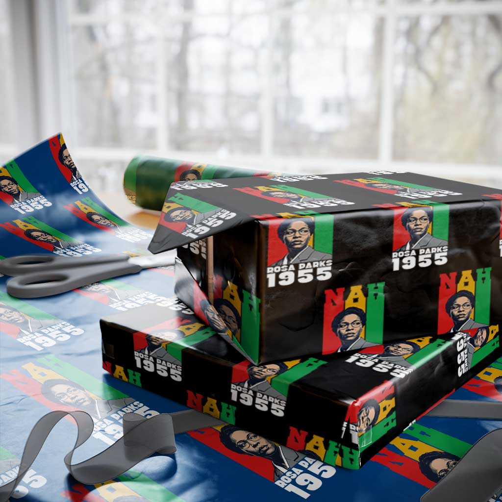 Nah Rosa Parks Quote Wrapping Paper Roll Civil Rights African American - Wonder Print Shop