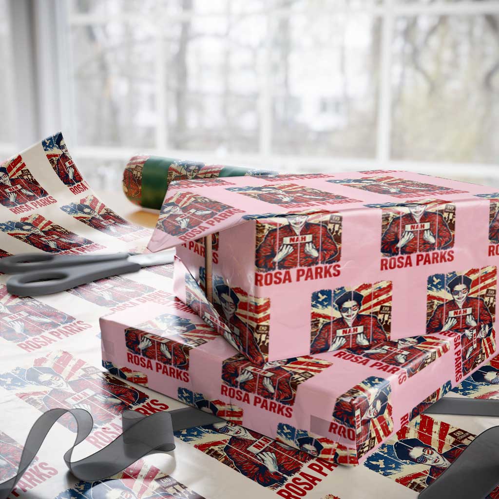 Nah Rosa Parks Wrapping Paper Roll Black History Month Gift
