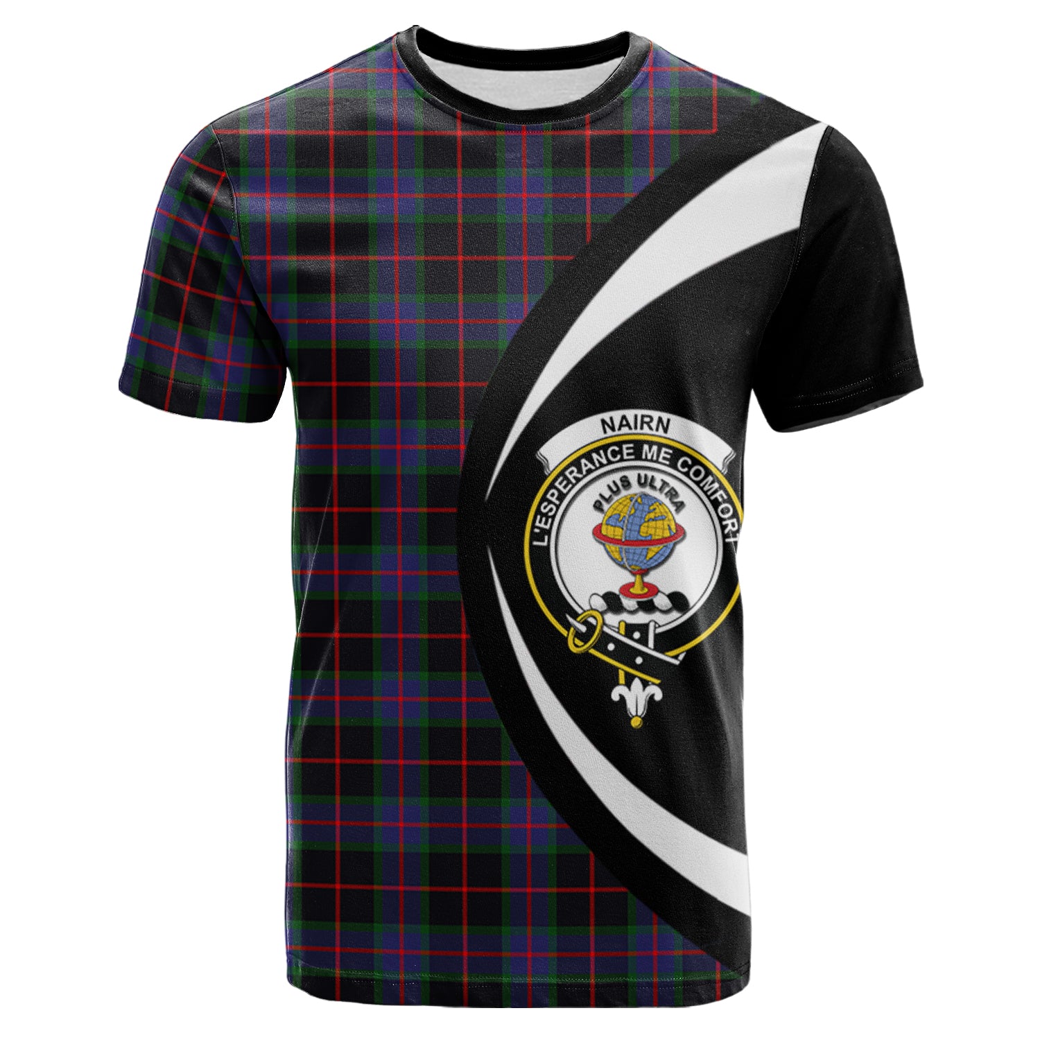 scottish-nairn-clan-crest-circle-style-tartan-t-shirt