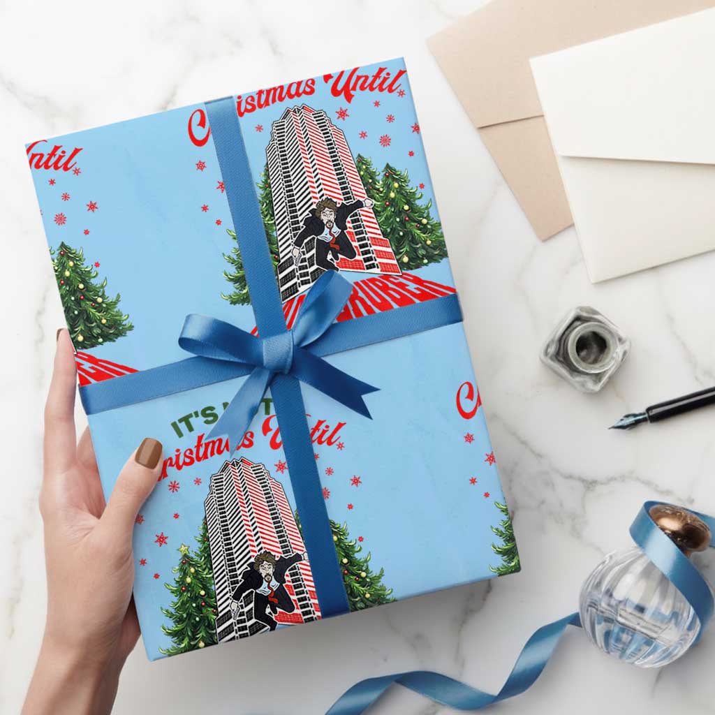 Nakatomi Plaza 1988 Wrapping Paper Roll It's Not Christmas Until Hans Gruber Fall Xmas Party