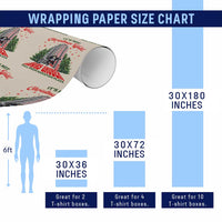 Nakatomi Plaza 1988 Wrapping Paper Roll It's Not Christmas Until Hans Gruber Fall Xmas Party