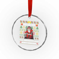 Nakatomi Plaza Christmas Crystal Glass Ornament Funny Santa Gun Cosplay Xmas - Wonder Print Shop