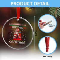 Nakatomi Plaza Christmas Crystal Glass Ornament Just Got Real - Wonder Print Shop