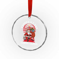 Nakatomi Plaza Christmas Crystal Glass Ornament Yippee Ki Yay Santa Claus - Wonder Print Shop