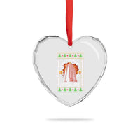 Nakatomi Plaza Christmas Party 1988 Machine Gun Heart Crystal Glass Ornament - Wonder Print Shop