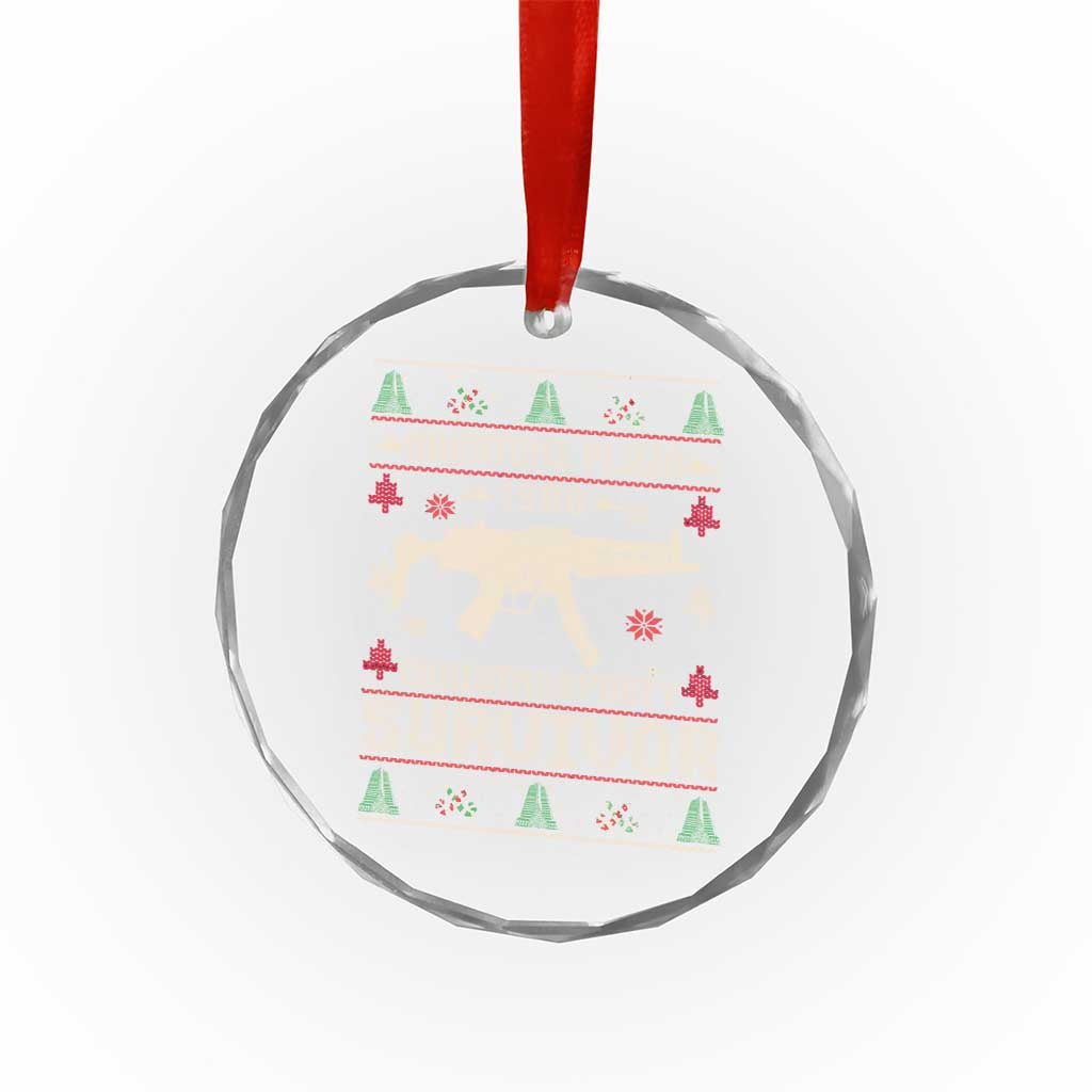 Nakatomi Plaza Christmas Party Crystal Glass Ornament Funny 80's Die Movie 1988 Ugly Christmas - Wonder Print Shop