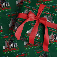 Nakatomi Plaza Christmas Wrapping Paper Roll Funny Catzilla Monster Xmas - Wonder Print Shop