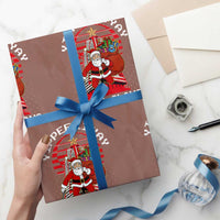 Nakatomi Plaza Christmas Wrapping Paper Roll Yippee Ki Yay Santa Claus - Wonder Print Shop