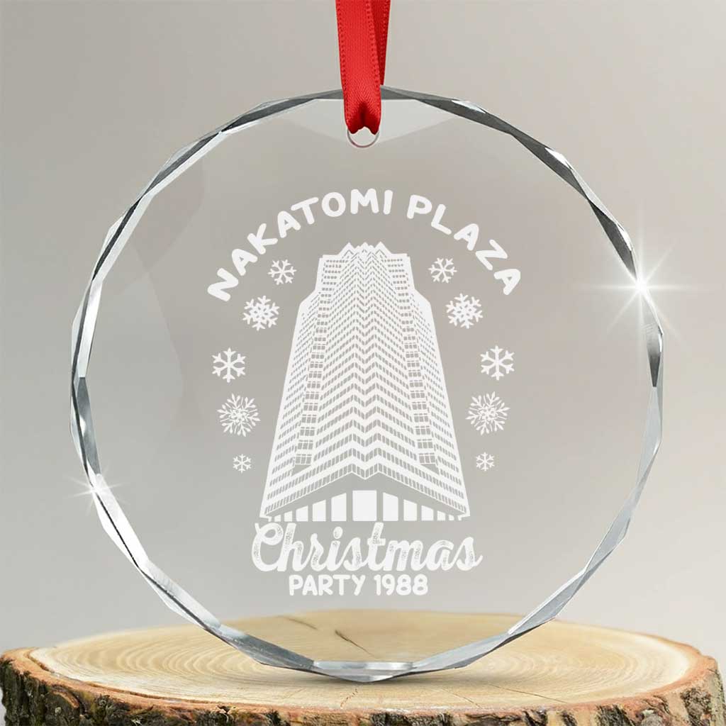 Nakatomi Plaza Party 1988 Classic Crystal Glass Ornament Xmas Gift TS10