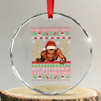 Nakatomi Plaza Party 1988 Crystal Glass Ornament Come Out To The Coast Mcclane Ugly Xmas - Wonder Print Shop