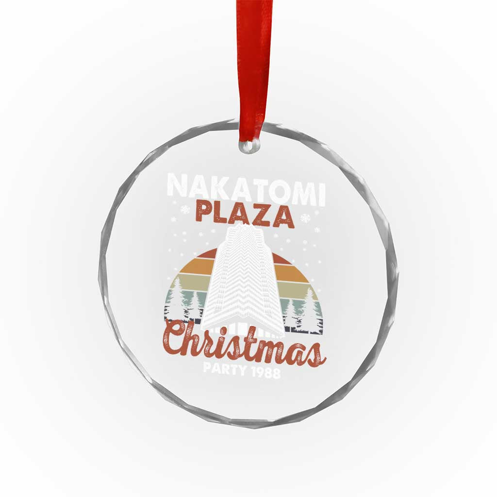 Nakatomi Plaza Party 1988 Crystal Glass Ornament Xmas Gift TS10