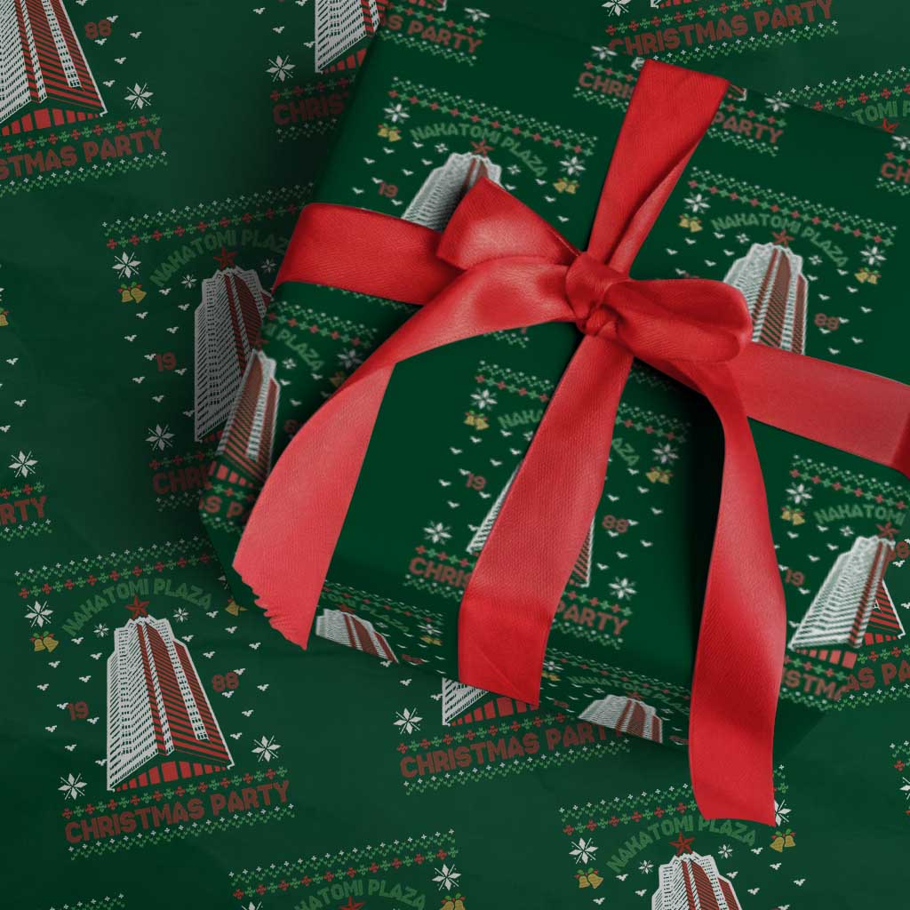 Nakatomi Plaza Wrapping Paper Roll Christmas Party 1988 Seasons Greetings - Wonder Print Shop