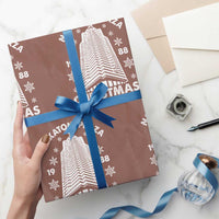 Nakatomi Plaza Wrapping Paper Roll Christmas Party 1988 Vintage Snowflake - Wonder Print Shop