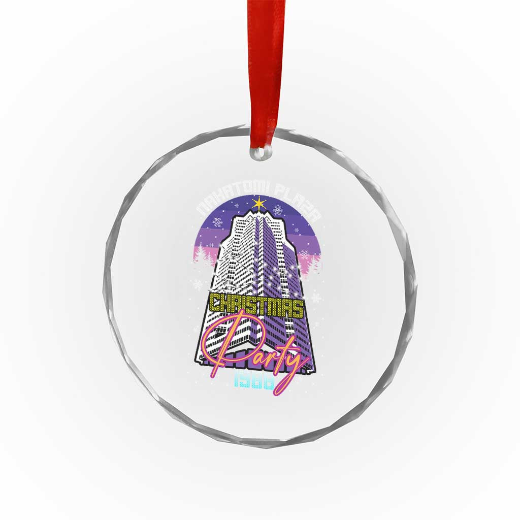 Nakatomi Plaza Xmas Party 1988 Crystal Glass Ornament Funny 80's Movie Ugly Xmas Gift TS10