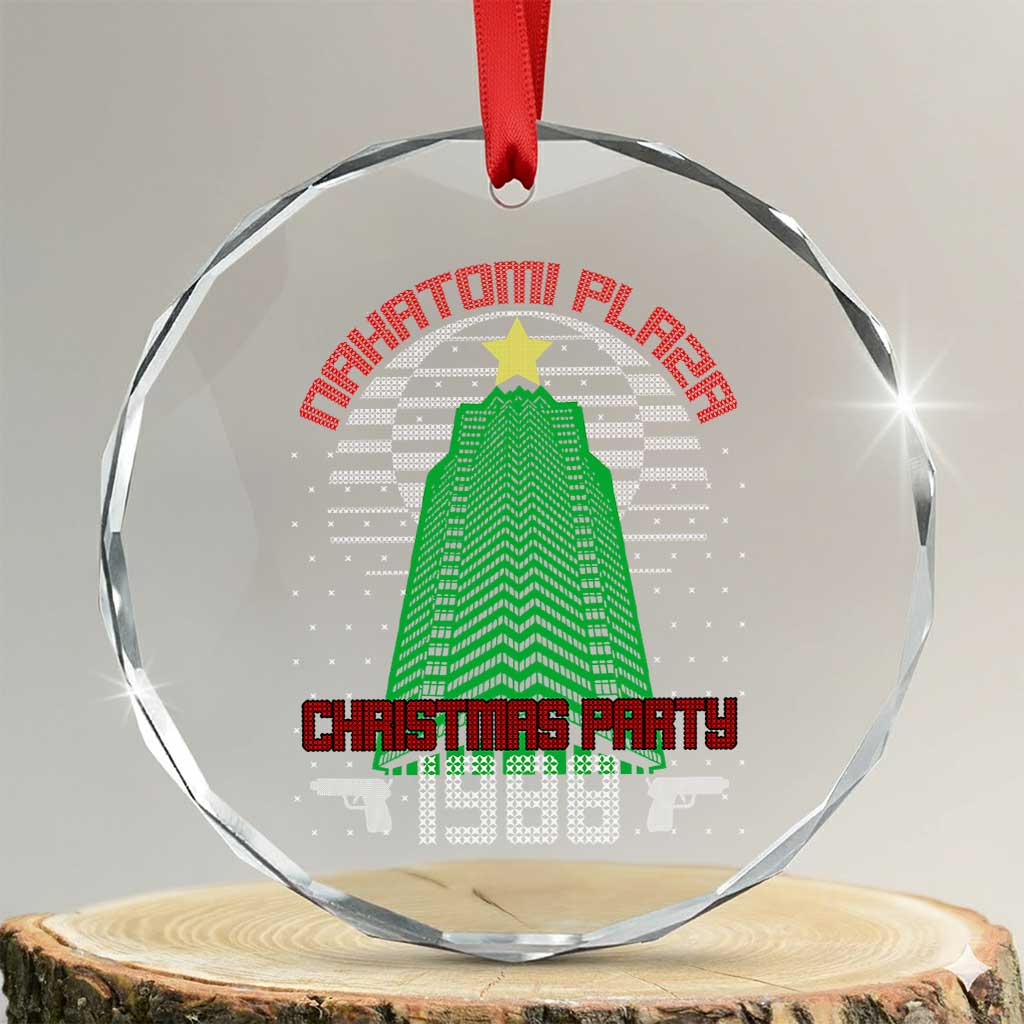 Nakatomi Plaza Xmas Party 1988 Crystal Glass Ornament Xmas Gift Funny 80's Die Movie Bruce - Wonder Print Shop