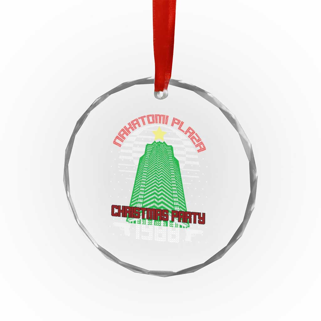 Nakatomi Plaza Xmas Party 1988 Crystal Glass Ornament Xmas Gift Funny 80's Die Movie Bruce TS10