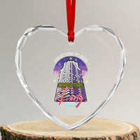 Nakatomi Plaza Xmas Party 1988 Heart Crystal Glass Ornament Funny 80's Movie Ugly Xmas Gift - Wonder Print Shop