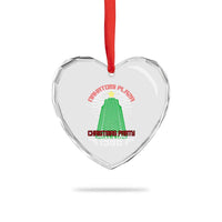 Nakatomi Plaza Xmas Party 1988 Heart Crystal Glass Ornament Xmas Gift Funny 80's Die Movie Bruce - Wonder Print Shop