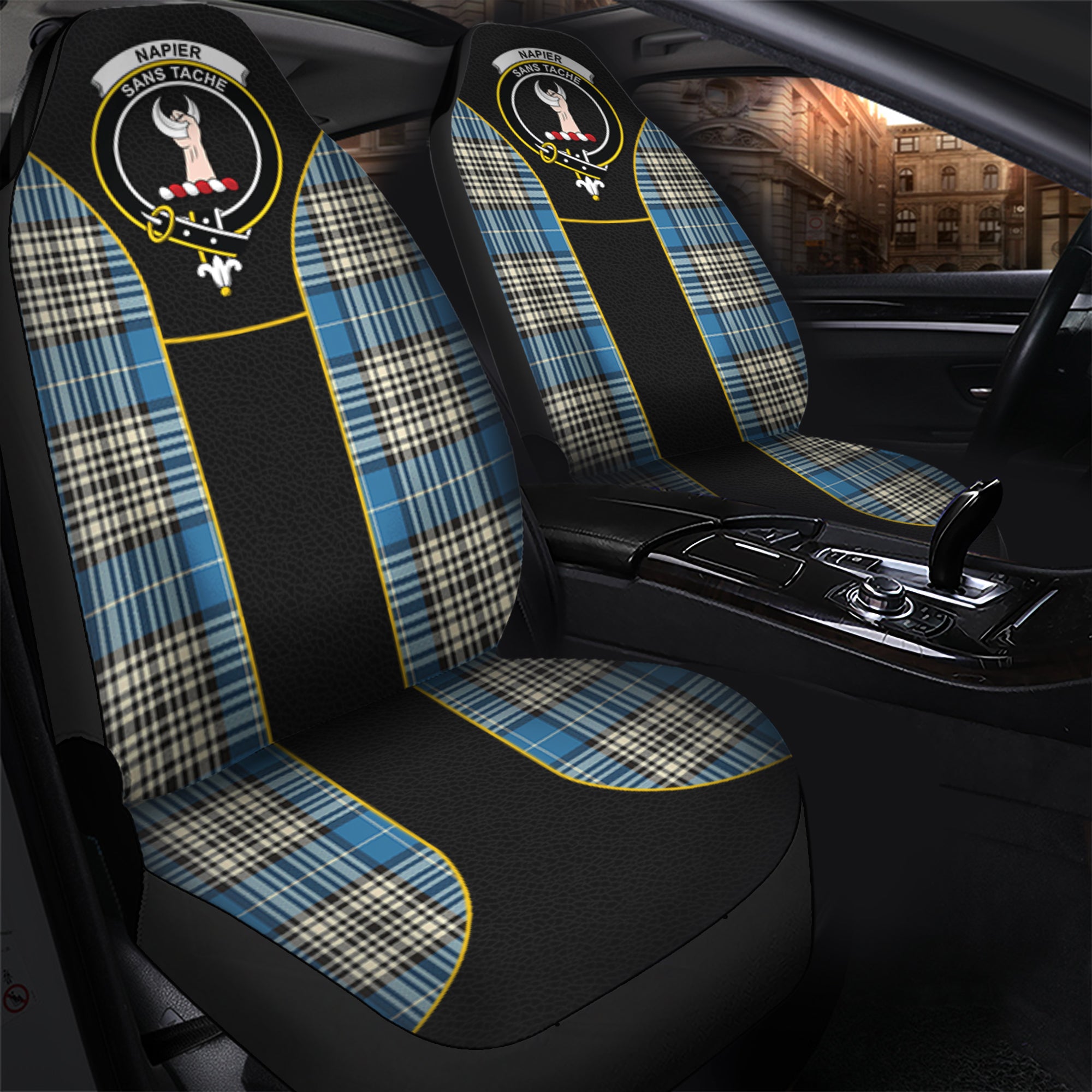 scottish-napier-ancient-tartan-crest-car-seat-cover-special-style