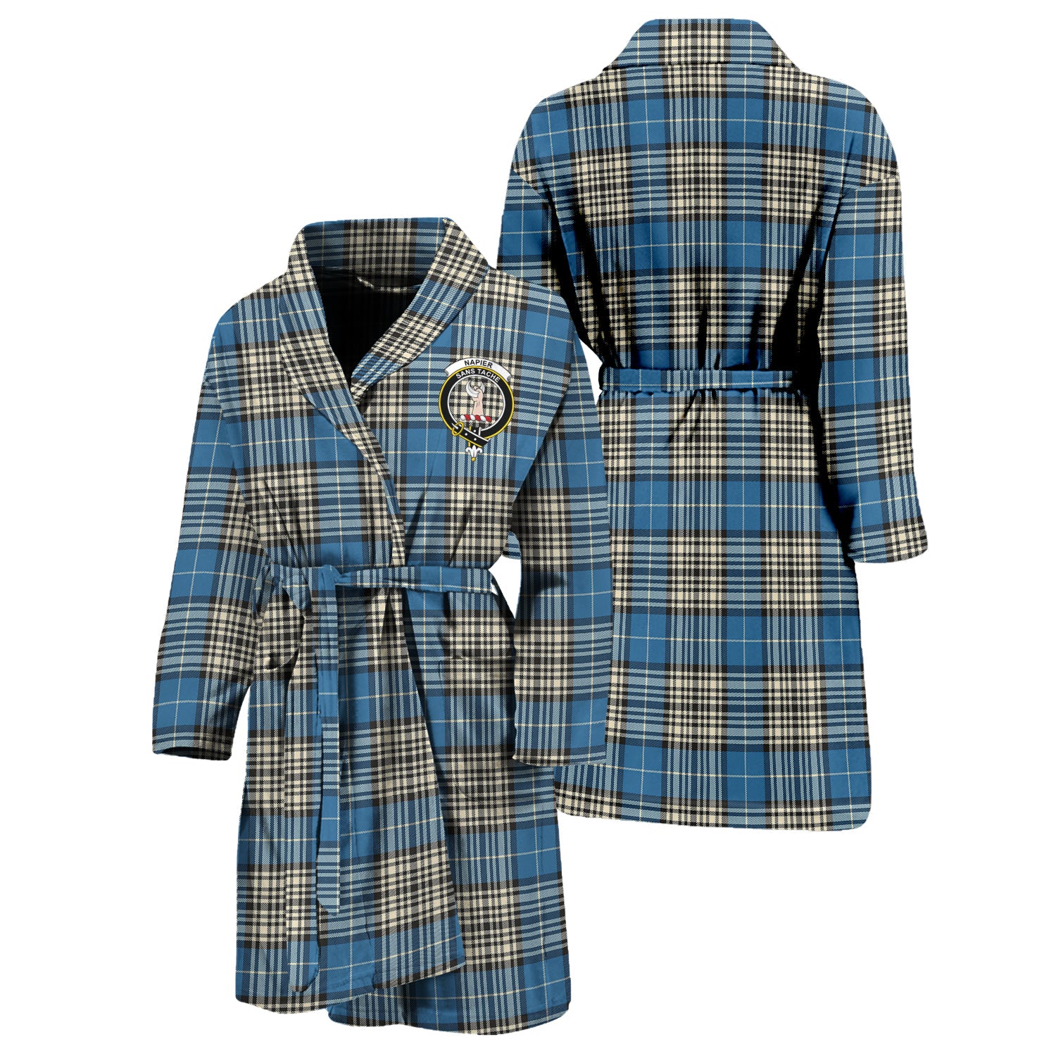 napier-ancient-family-crest-tartan-bathrobe-tartan-robe-for-men-and-women