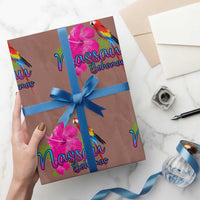 Nassau Souvenir Wrapping Paper Roll Caribbean Bahamas Beach Vacation - Wonder Print Shop