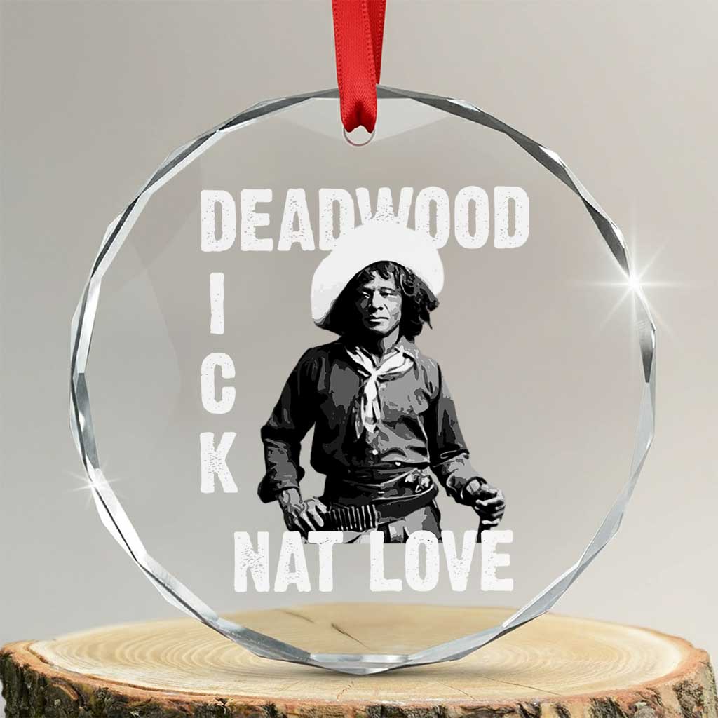 Nat Love Crystal Glass Ornament Deadwood Dick Black Cowboy Western Legend Vintage - Wonder Print Shop