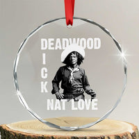 Nat Love Crystal Glass Ornament Deadwood Dick Black Cowboy Western Legend Vintage TS02