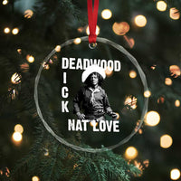 Nat Love Crystal Glass Ornament Deadwood Dick Black Cowboy Western Legend Vintage TS02