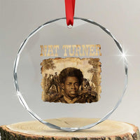 Nat Turner Crystal Glass Ornament Black History African American